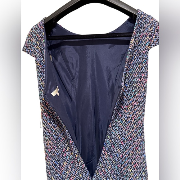 Shoshanna EUC Sz 0 Beautiful Multi-Colored Tweed Patterned Mini Dress (0578) - Picture 9 of 14